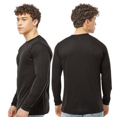 Gildan Men’s Poly-Rich Long Sleeve T-Shirt Crewneck Tee Shirts