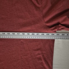 Left Coast Tee Shirt Heather Red Mens XL Casual Classic