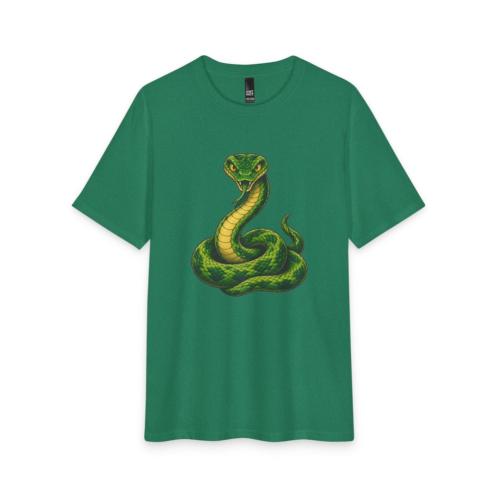 Bold Green Cobra Snake Perfect Tri Tee