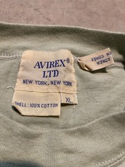 Vintage Avirex WW2 Cockpit Memories Rare Air Force Pilot Size L Tee T Shirt 80s