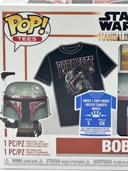 Funko Pop Tees Boba Fett Box Set Star Wars Mandalorian Size S New