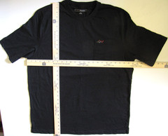 Greg Norman T-Shirt Mens XL Black Short Sleeve Crew Neck Pocket Unworn