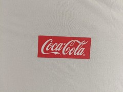 Coca-Cola Box Logo T-Shirt Mens M White Short Sleeve Coke Graphic Tee