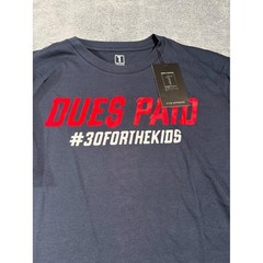 NWT 1st phorm Navy 30 for the kids tee dues paid men’s Graphic Tee medium