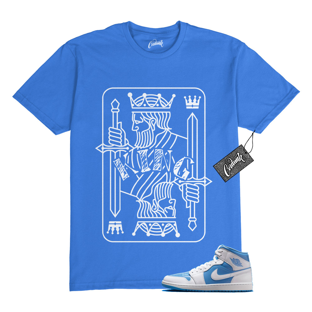 1 Mid Legend Blue White T Shirt to Match KING