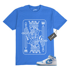 1 Mid Legend Blue White T Shirt to Match KING