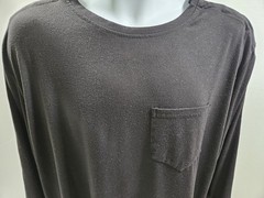 Deyeck black XL long sleeve crewneck snap entry shoulder/sleeve SURGICAL (1)
