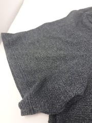On The Byas Mens Longer Length TShirt Crew Gray Textured Short Sleeve L Tall