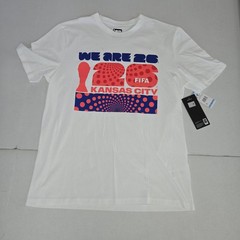 Fifa World Cup 2026 TShirt Lg Soccer Graphic USA Futbol Fan Nwt Flaw See Pics