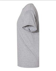 Hanes 5170 5XL EcoSmart Crewneck Short Sleeve Tee Pit to Pit 31″ Light Steel