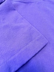 Vintage Single Stitch Blank T Shirt Medium Purple Hanes USA Fabric 50/50