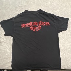 Gildan Heavy Cotton G500 Revolting Cocks Graphic Tee L Black/Red Crew