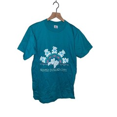 Vintage Silver Dollar City Shirt Mount Rushmore Test Print Tee 90s VTG Medium