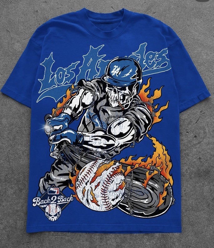 Warren Lotas X MLB Los Angeles Dodgers Back To B2B Champs Champions 2025 Shirt L