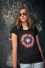 Captain America Autism Awareness T-Shirt Cotton Unisex Adult Puzzle Marvel New