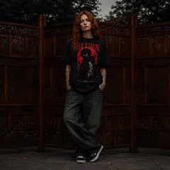 BLVRN Win By Design T-Shirt – Dark Anime Streetwear Graphic Tee