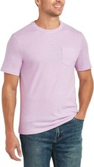 Member’s Mark Men’s 2-Pack Short Sleeve Everyday Soft Wash Tee Size S Purple