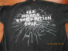 ASAP Rocky Injured Generation Tour T Shirt Size SM Black Long Sleeve 2019
