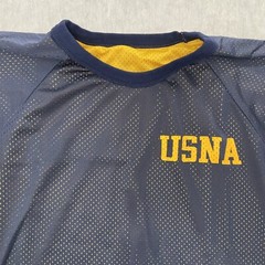 VINTAGE USNA Jersey Adult Medium Champion Naval Academy Reversible Mesh Shirt M