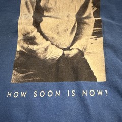 Vintage Gildan Ultra Cotton The Smiths “How Soon Is Now?” Blue Graphic Tee S