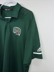 Adidas x Ohio University Bobcats Football Men’s Large Green Coaches Climate Polo