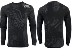 Xtreme Couture By Affliction Men’s Long Sleeve T-shirt Grave Angel S-4XL