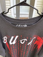 Men’s Bush Distressed Vintage Styled Concert Tour T-Shirt