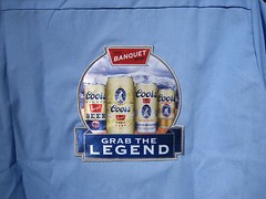 new COORS light DICKIES uniform Workshirt Shirt Beer Delivery Brewery Patch work