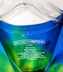 Brooklyn Vertical Men’s XL Big Drip Tie-dye T-shirt 5408