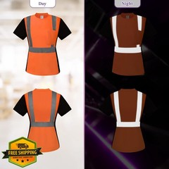 Besentinels V-orange X-Small Hi Vis Shirts
