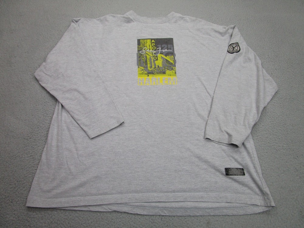 VINTAGE Sean John Shirt Mens 4XB Gray Baggy y2k 2000s Hip Hop XXXXL