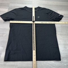 NEW Lululemon Fundamental Shirt Mens Large Black Crew Neck Stretch Company Logo