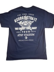 George Strait “The Cowboy Rides Away Final Show” T-Shirt Medium Arlington 2014