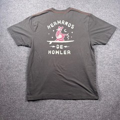 Howler Bros T-Shirt Mens XL Charcoal Grey Hermanos De Howler Graphic