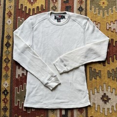 Vintage Ralph Lauren RLX Polo Sport Thermal Shirt Sz L – White