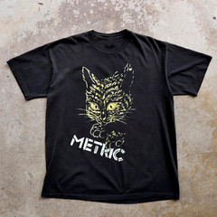 Rare Metric Lost Kitten Short Sleeve Blue All Size Shirt AL752