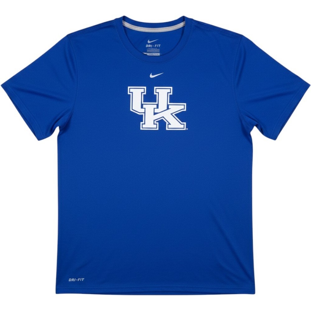 Nike Kentucky Wildcats T-Shirt Mens Medium Dri-Fit Performance Blue
