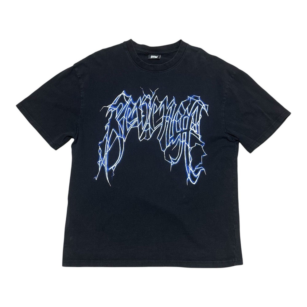 Revenge Lightning Logo Men’s Short Sleeve T-Shirt Made in USA Size L