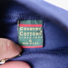 VTG 90s Country Cottons Utah Desert Foxes Mock Neck T Shirt XL Motocross USA NWT