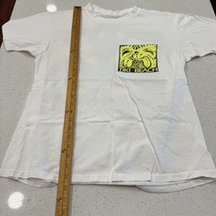 Vintage T Shirt Men Dual Double Side Single Stitch USA Tiki Beach Surf 90s Neon