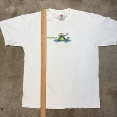 Vintage TYR Chlorine Tester Shirt Size Large Swimming Lizard 2000s 90s