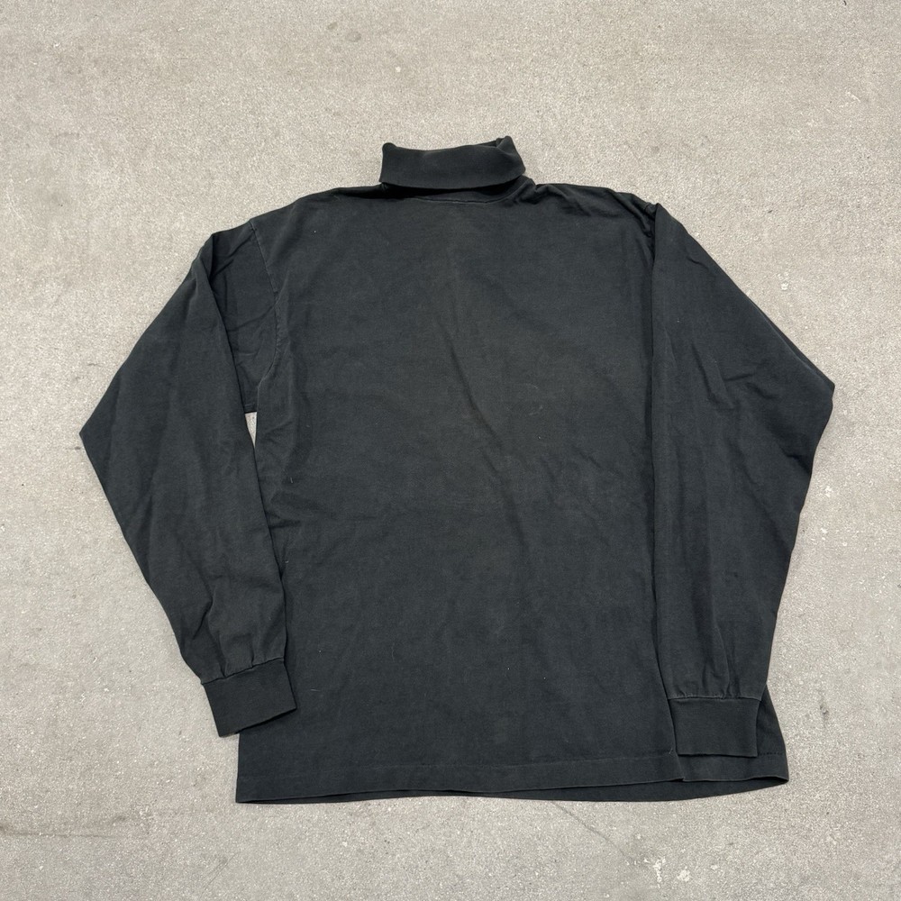 Vintage Fruit Of The Loom Casualwear Men’s XL Turtleneck Long Sleeve Shirt Black