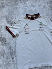 Petronas Mercedes-Benz AMG Formula 1 T-shirt Racing Men’s M Size White