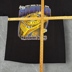 VTG 2001 Los Angeles Lakers NBA Finals Champions Ring VF Imagewear NOS – Large