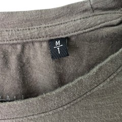 American Tall Mens Slub Cotton Long Sleeve T-Shirt Charcoal Grey Medium Tall MT