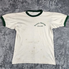 VINTAGE 50s Nathaniel Hawthorne T-Shirt Men’s M Champion Running Man Lot Of 2