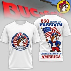 Buc-ee’s 250 Years of Freedom Shirt 1776-2026 America 250th Anniversary Tee