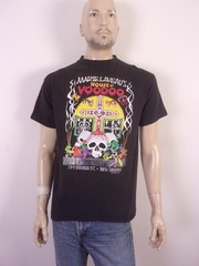 vintage 80s Fashion Victim T-Shirt Marie Laveu’s House of Voodoo single stitch L