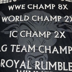 WWE The Rock Know Your Role Brahma Bull Champion Shirt Size XL