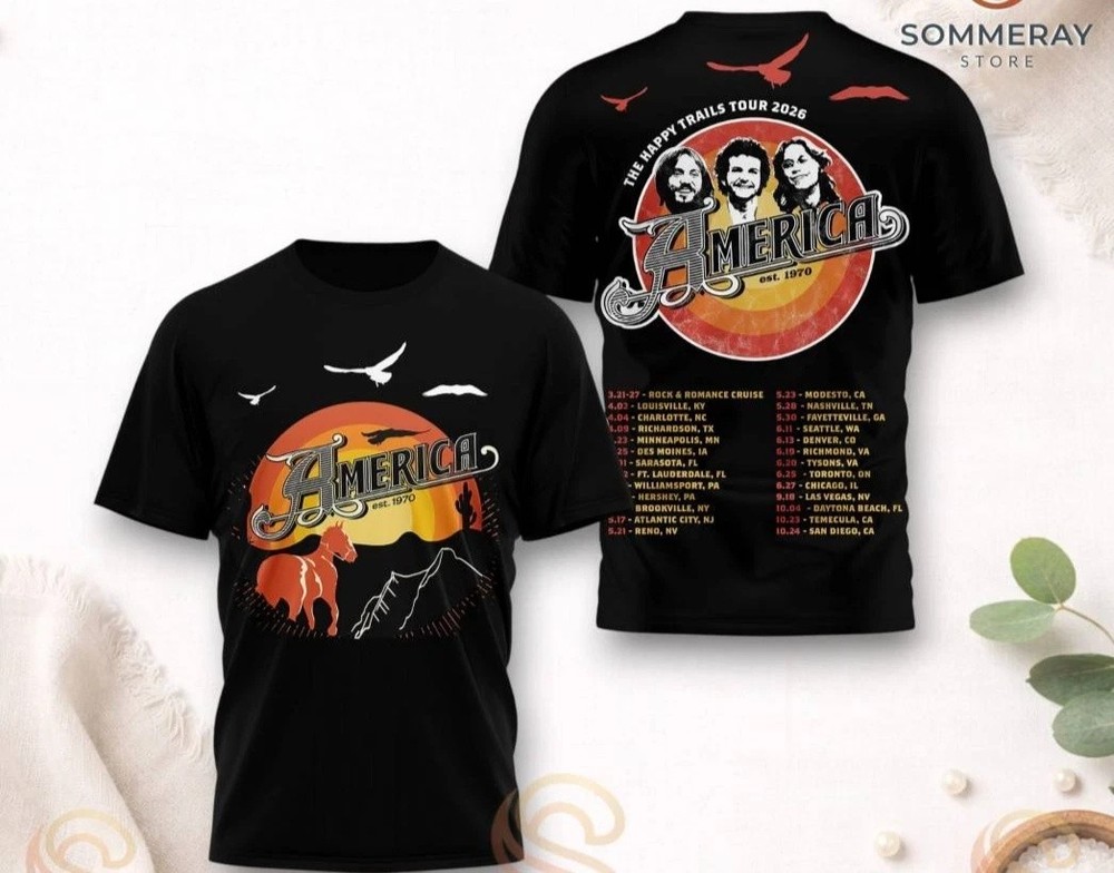 America The Happy Trails Tour 2026 AOP T-Shirt Full Size BL2513